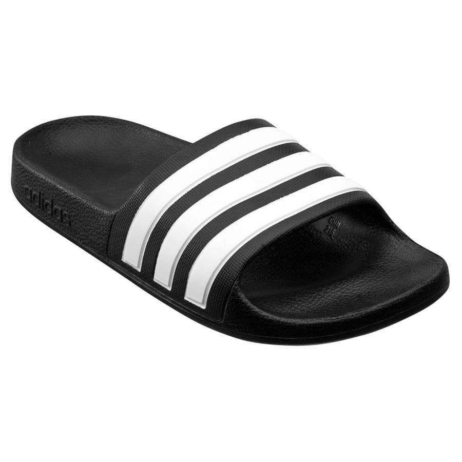 adidas adilette Aqua Badslippers - Zwart/Wit Kids