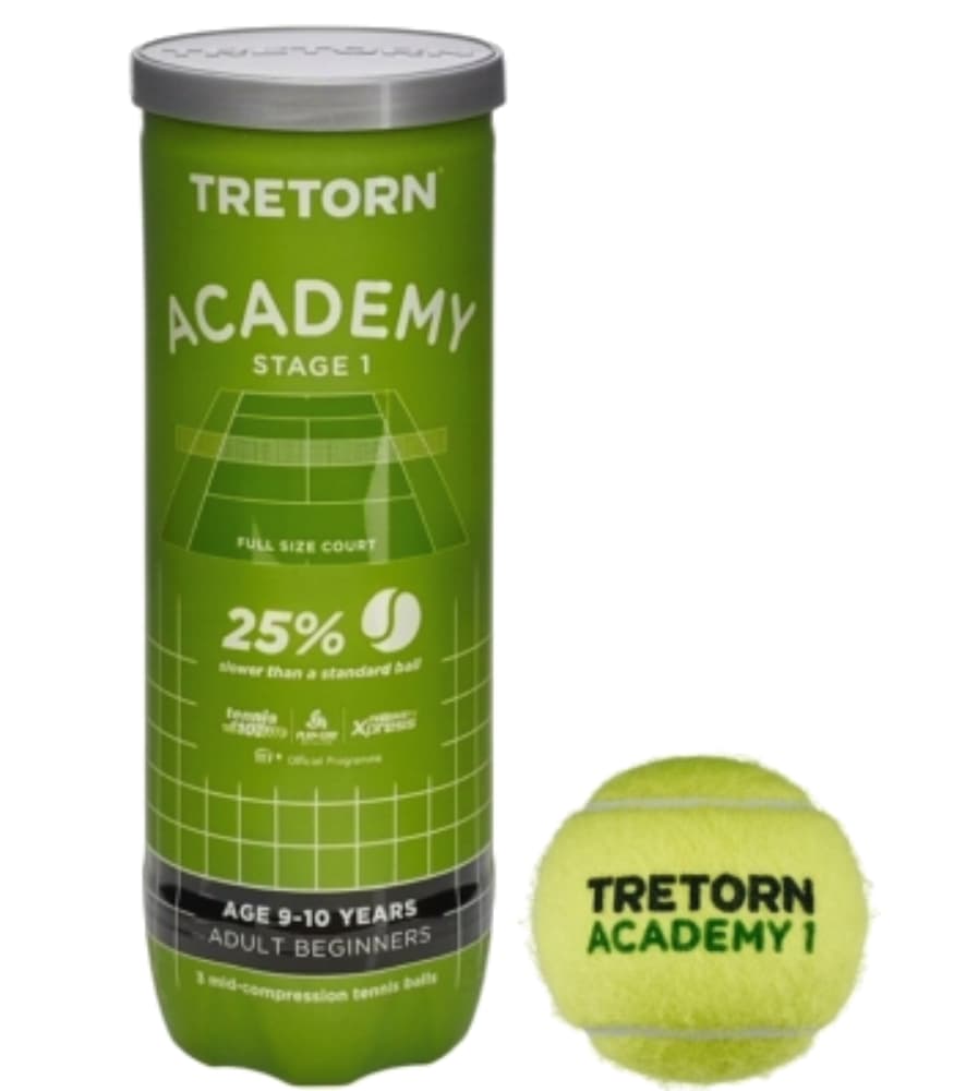 Tretorn Academy Green 3 Ballen Tennisballen 1