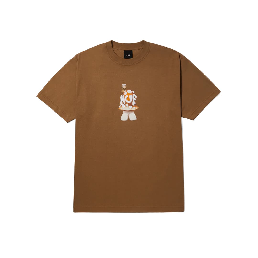 HUF Shroomery S/S Tee Casual T-shirt Heren M