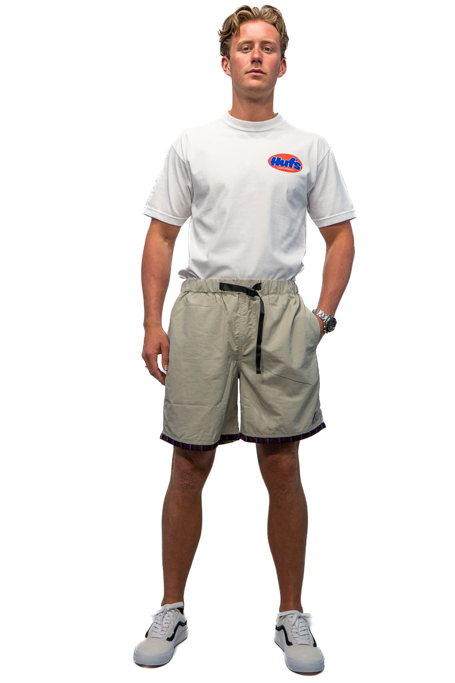 HUF Peak Tech Casual Short Heren M